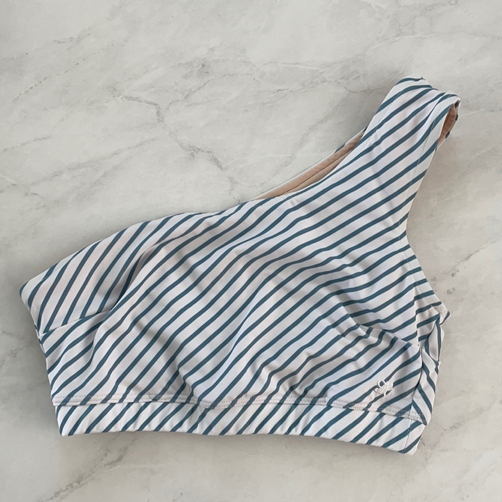Small Albion fit one shoulder swim top